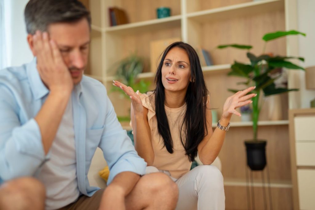 Woman worried her partner is hiding money